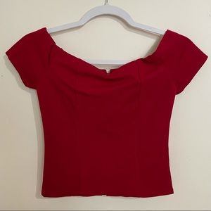 Apartment Eight Off-Shoulder Crop Top